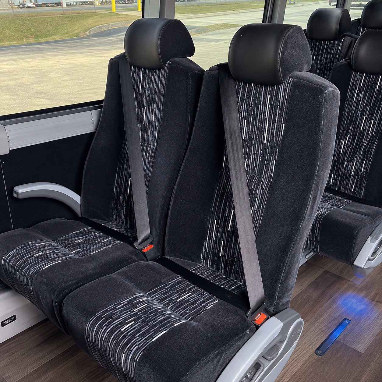 hamilton sporting event transportation onboard seating