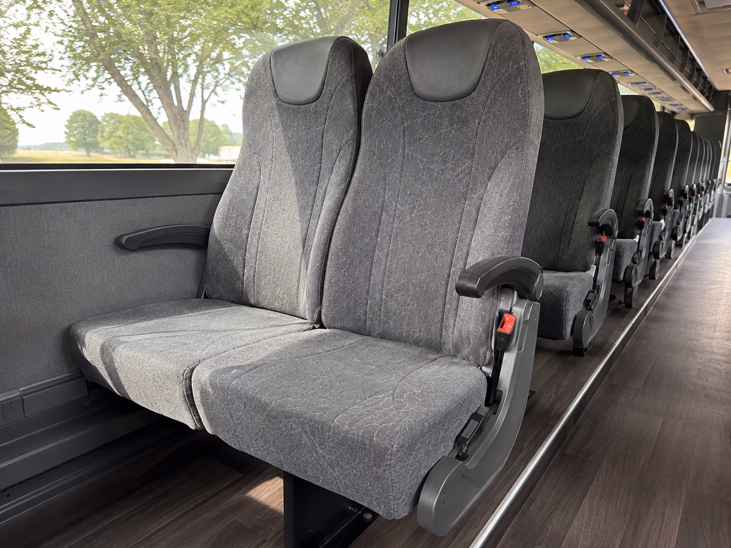 hamilton wedding transportation onboard seating